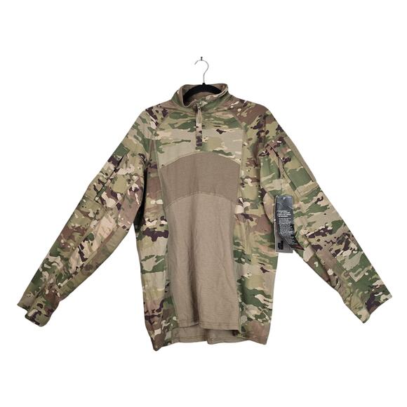 Massif Advanced Combat Shirt Mens XL OCP Multicam FR Quarter Zip Army Made USA - Picture 1 of 9